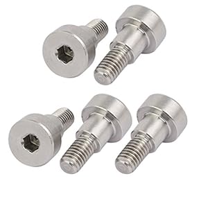 Uxcell a17101400ux0087 Innensechskant-Schulterschrauben 5 Stück