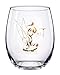 Disney Classics Collectible Stemless Tumbler Glass Sets - 16 Ounces - Set of 2 (Tinkerbell)