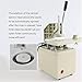 SICWEDIM Professional Eyelet Punch Machine - 300W Grommet Hole Electric Punching Tool Equipment for Curtains, Automatic Cutter & Ring Maker
