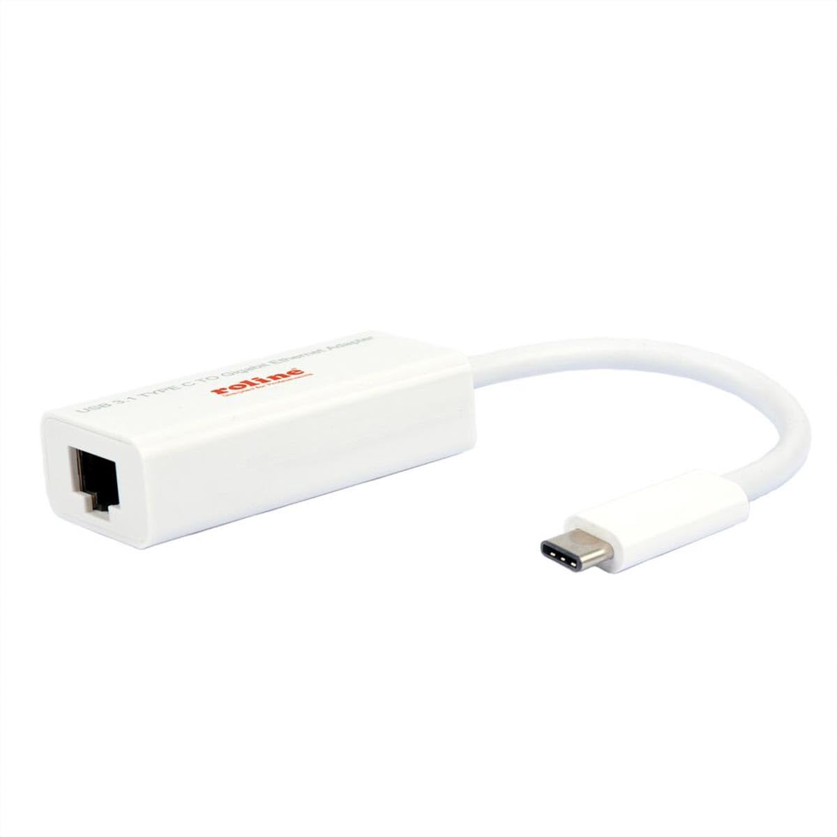 Roline USB-Netzwerkadapter USB 3.1, USB 3.2 Weiß