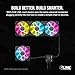CORSAIR iCUE Link RX120 RGB 120mm PWM Fans with iCUE Link System Hub - Magnetic Dome Bearing - Triple Pack - White