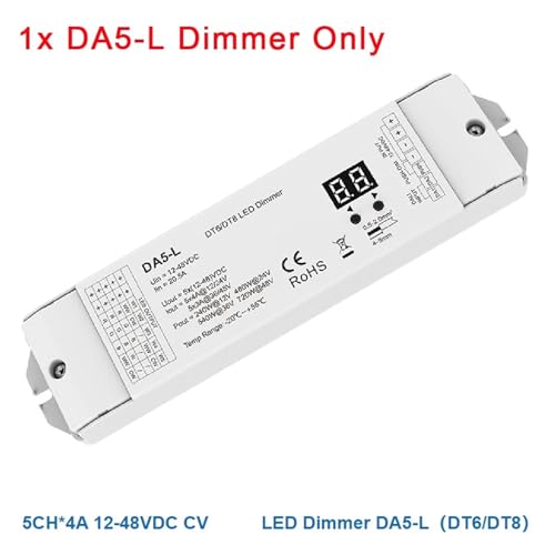 Contrôleur LED DA5-L tension constante 12-48V pour stabiliser l'éclairage