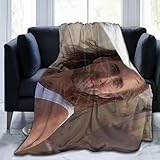 DOIARSEI Nicolas Actors Cage Blanket Throw Blankets Ultra Soft Flannel Lightweight Throws for Couch, Bed,All Seasons Use 60'x50'