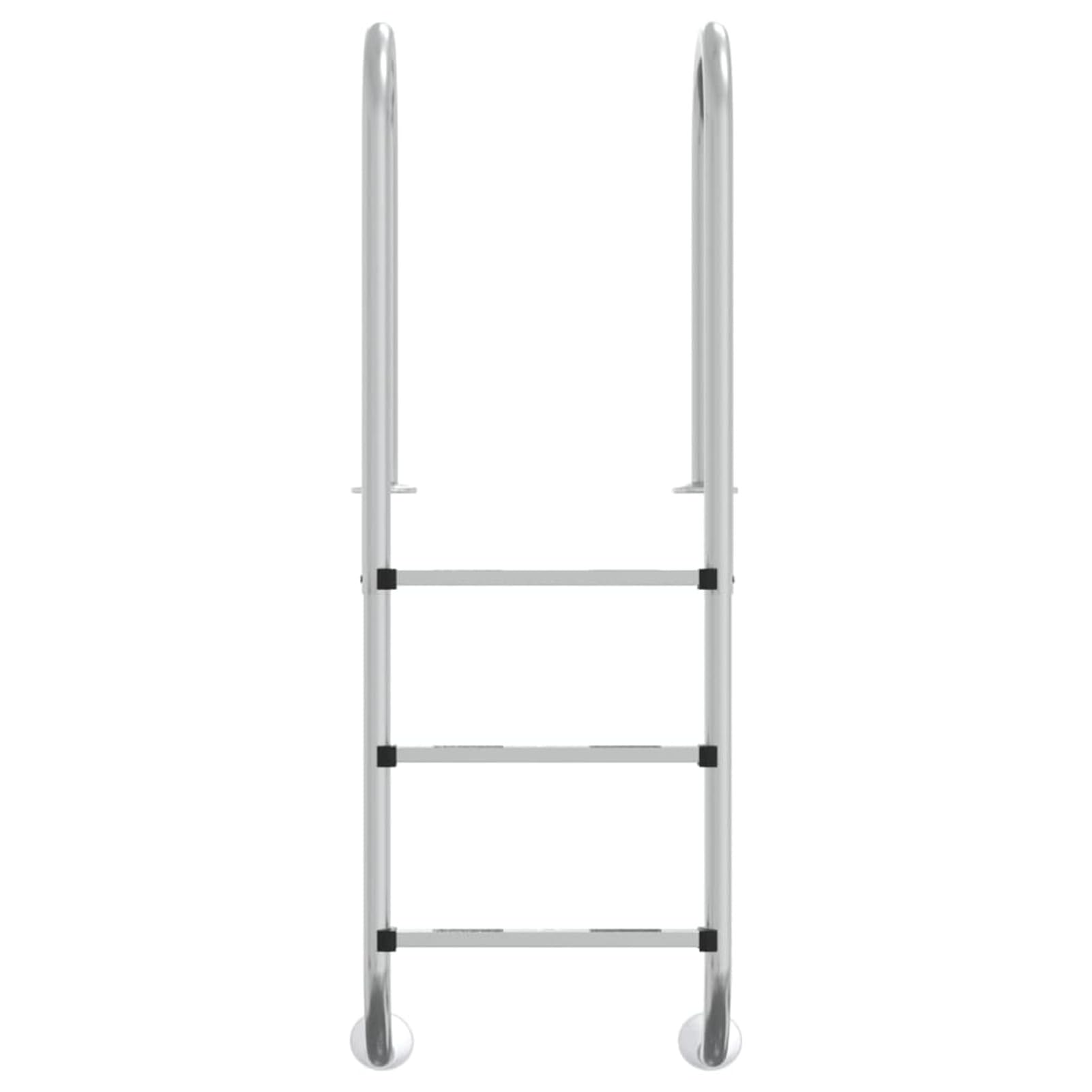 LAPOOH Drabina basenowa ze stali nierdzewnej 304 54x38x158 cm, schody basenowe, schody schodowe basenowe, podnośnik schodowy 93458