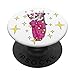 Poupée japonaise kawaii kokeshi en kimono PopSockets PopGrip Interchangeable