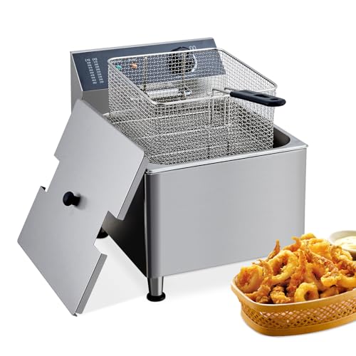 Towallmark Electric Fryer 11.6QT, 11L Fryers With Baskets Large, 1700W Portable Deep Fryer For Restaurant And Home Use, Electric Deep Fryer With Basket And Lid