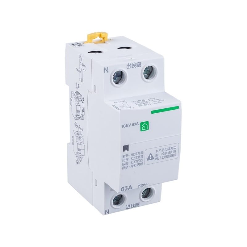 Protector de sobretensión y subtensión iCNV 1P+N 50A con rearme automático