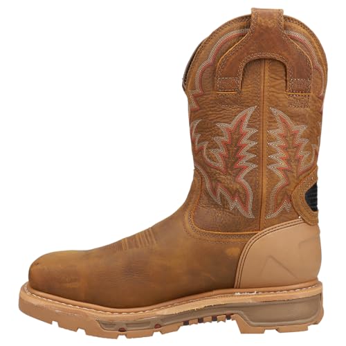 Justin Men's Commander Montana Rust Waterproof 11" Nano Composite Work Boot3