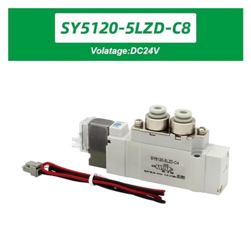 Électrovanne normalement fermée SY5120-5LZD-C8 à pilote - 3