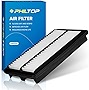 PHILTOP Engine Air Filter, Replacement for CA12061 Pilot V6 3.5L(2016-2021), Ridgeline (2017-2020), Odyssey V6 3.5L(2018-2022), Passport 3.5L(2019-2021), MDX 3.5L(2016-2021), TLX (2021), Pack of 1