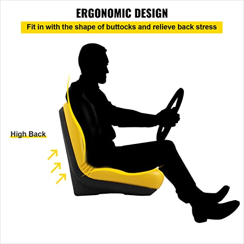 VEVOR Universal High Back Industrial Tractor Seat #TOP8