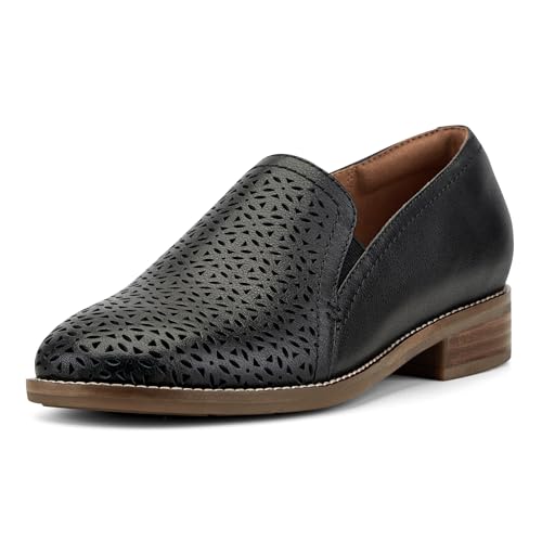 Earth Women's Piper Loafer, Black Leather 001, 6.5M