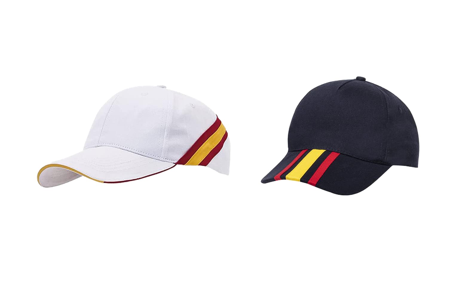 Los Eventos de la Tata. Detalles que enamoran Los Eventos de la Tata. Pack de 2 Gorra de la Bandera de España - Gorras de Hombre España - Gorras España Hombre