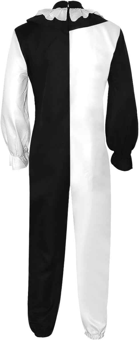 Adult Clown Costume Jumpsuit Costume Horror Movie Halloween The Killer Clown Outfits - Image 4