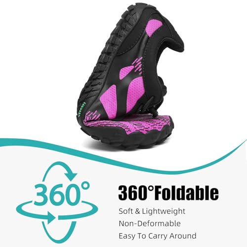 Image of SAGUARO Womens Mens Barefoot Shoes Minimalist Trail Runner Wide Toe Box Zero Drop Outdoor Cross Training Shoe