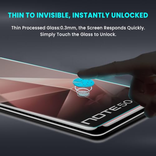 Image of ArmourPro 2 Pack Matte UV Tempered Glass for Infinix Note 50s and Infinix Note 40 Pro 5G, Premium Curved Screen Protector with Anti-Glare Finish, Edge-to-Edge Coverage, Fingerprint Friendly and Case Friendly