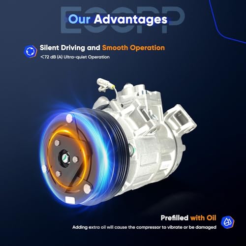 Image of ECCPP AC Compressor 2006-2008 Fit for Suzuki Grand Vitara 2.7L | AC Compressor with Clutch Rapid Cooling