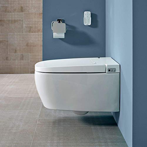 Vitra V-Care Comfort spoelrandloze douche-toilet met VitrAclean-coating, Taharet/bidet hang-toilet met stoelverwarming… - Image 4