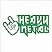 JINTORA Sticker - Adesivo - Tamburi per Batteria Hardcore Trash Heavy Metal - 190x90mm - JDM - Die Cut - Vert