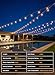 Brightown 52FT Solar String Lights Outdoor Waterproof, Patio Lights with Remote and 15+1 LED Shatterproof Bulbs, Dimmable & Timable, 3 Light Modes, Solar Lights Outdoor for Yard Garden Camping Party