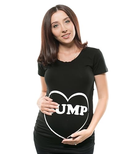 Silk Road Tees Couple Maternity T-Shirts Bump Dad and Mom Maternity Shirts New Baby Announcement Pregnancy T-Shirt (Large Maternity)