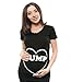 Silk Road Tees Couple Maternity T-Shirts Bump Dad and Mom Maternity Shirts New Baby Announcement Pregnancy T-Shirt (Large Maternity)