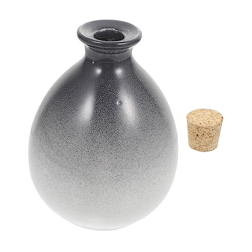 OFFSCH 250ml Gradient Ceramic Wine Bottle Decorative Bottle for Home Brewing Kombuch