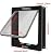 CEESC Extra Large Cat Door (Outer Size 11" x 9.8"), 4 Way Locking Large Cat Door for Interior Exterior Doors, Weatherproof Pet Door for Cats & Doggie with Circumference < 24.8" (Black)