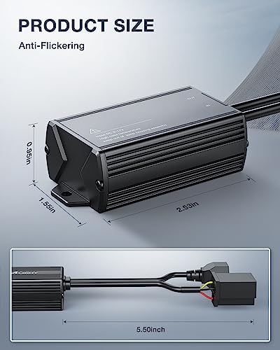 Decodificador LED CANbus Nilight H4/9003 Pack de 2 miniatura 3
