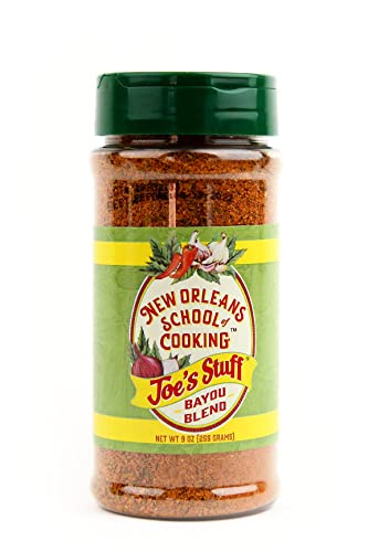 Joe's Stuff Bayou Blend condimento de New Orleans School of Cooking (9 onzas)