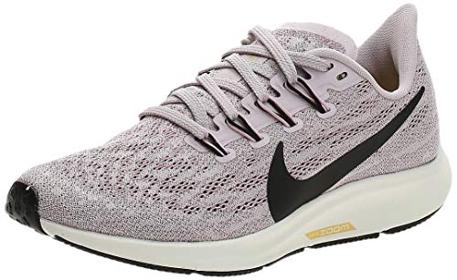 NIKE Women's Training Running Shoe, Platinum Violet Black Plum Chalk Sail, 8