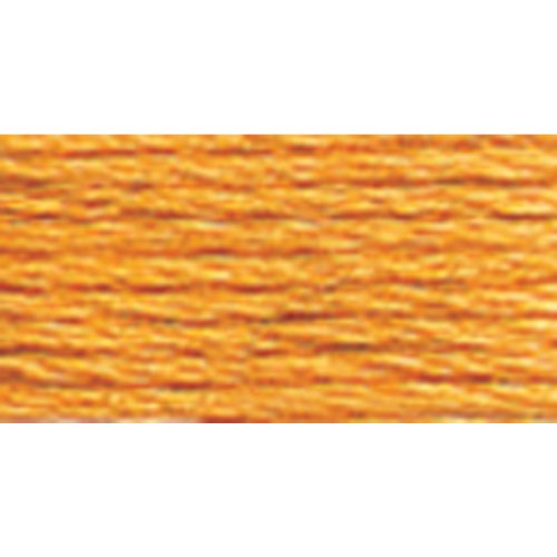 Image of DMC 117-3854 Mouline Stranded Cotton Six Strand Embroidery Floss Thread, Medium Autumn Gold, 8.7-Yard