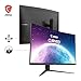 MSI G32CQ5P 31,5 Zoll (80cm) WQHD Curved Gaming Monitor - 1500R 2560 x 1440 VA Panel, 170Hz / 1ms, Adaptive Sync, 3-Fach Verstellbarer Standfuß - DP 1.2a, HDMI 2.0b CEC
