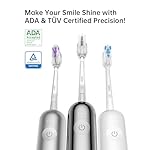 Laifen Wave Electric Toothbrush, Oscillation & Vibration Sonic Electric Toothbrush for Adults with App, 3 Brush Heads, IPX7 Waterproof Magnetic Rechargeable Travel Powered Toothbrush (Aluminum Alloy) - Image 5