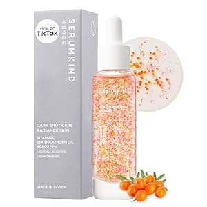 SERUMKIND Vitamin C Serum for Face Korean Skincare – Brightening for Dark Spots, Pore Refining, Discoloration Correcting – With Niacinamide – Reduces Fine Lines and Wrinkles