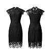 MEROKEETY-Womens-Sleeveless-Lace-Floral-Elegant-Cocktail-Dress-Crew-Neck-Knee-Length-for-Party MEROKEETY Women's Sleeveless Lace Floral Elegant Cocktail Dress Crew Neck Knee Length for Party, Black, Medium