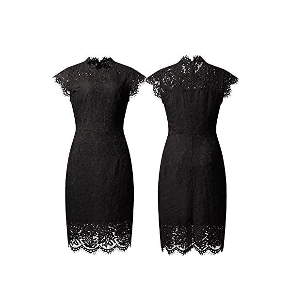 MEROKEETY-Womens-Sleeveless-Lace-Floral-Elegant-Cocktail-Dress-Crew-Neck-Knee-Length-for-Party MEROKEETY Women's Sleeveless Lace Floral Elegant Cocktail Dress Crew Neck Knee Length for Party, Black, Medium