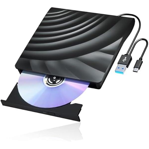 Odtwarzacz DVD, Zewnętrzny napęd optyczny Blu-Ray USB 3.0 przenośny czytnik 3D odtwarzacz CD DVD nagrywarka do laptopa