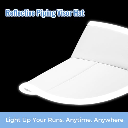 Visera deportiva plegable con diseño reflectante y malla miniatura 6