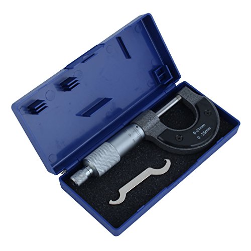 Uxcell Micrometro esterno metrico, strumento di