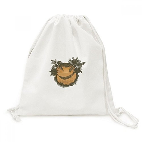 DIYthinker Viaje de Coco Nube Árbol Hamaca Lona de la Playa del morral del Lazo Bolsas de la Compra