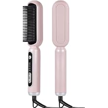 Hair Straightener Professional Hair Straight Styler Curling Iron Hair Curler Comb Straightening Brush Color Black-JoJos Bizarre Adventure1, Size 1