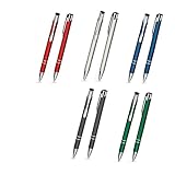 Diese Kugelschreiber zeichnen sich besonders dadurch aus, dass Sie sehr gut in der Hand liegen und auf Anhieb sehr angenehm schreiben. Kein patzen kein kleckern.