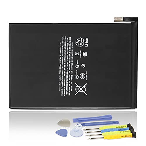 【Specifiche della batteria】Modello: A1546; Tipo di batteria: Polimeri di litio ricaricabile; Capacità: 5124mAh/19.32Wh; Tensione: 3.8V; Durata della batteria: Durata prevista di oltre 1000 cicli di ricarica.