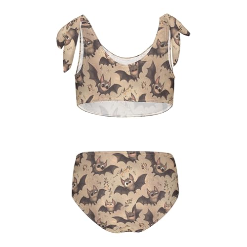 KLL Girls Swimsuit Bikini Set Cute Toddler Swim Suit for Girls with Adjustable Strap2