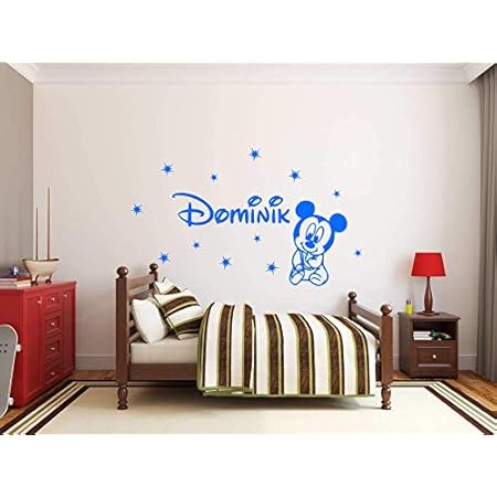 Nom De Fille Garcon Personnalise Sticker Mural Peter Pan Cartoon Disney Stickers Muraux Vinyle Bebe Chambre Enfants Pepiniere Autocollants Decor Pour Enfants Art Mural Amazon Fr Bricolage