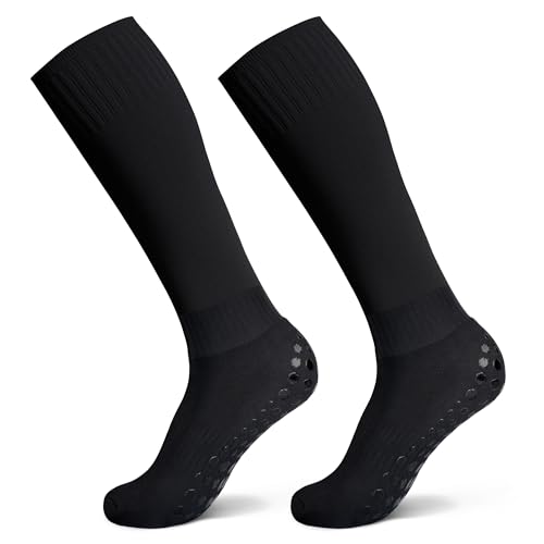 Grip Non Slip Socks,Soccer Softball Baseball Football Socks for Boys and Girls Ages 4 to 16 Knee High Non Skid3