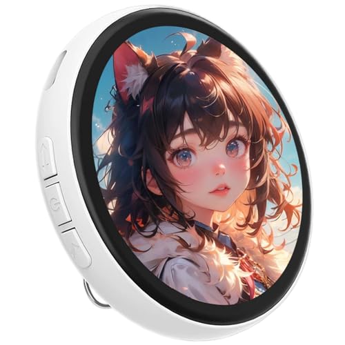 Badge numérique tactile HD 4,7 cm diffuseur de vidéos et photos pixel