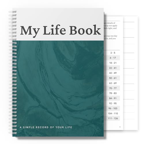 My Life Book - End of Life Planner UK: Comprehensive In Case I Die Folder with Financial Health & Welfare Records - Essential End of Life Planner for Organising Accounts & Personal Affairs