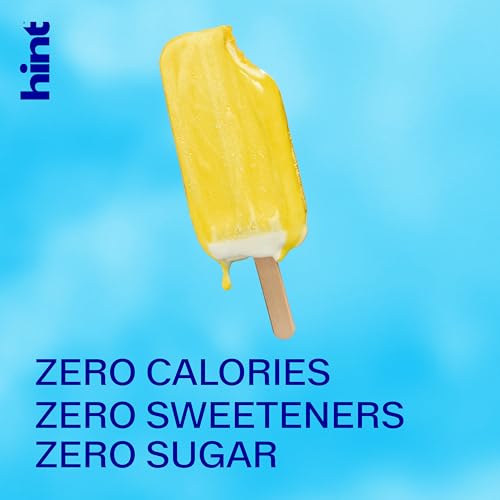 Image of Hint Canned Water Zero Sugar 0 Calories - Lemon Zest (12 pack)